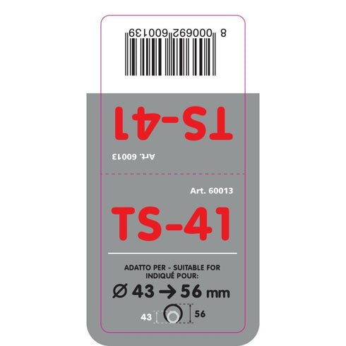 Ornament toba esapament curbat TS-41 din otel inoxidabil lustruit racordare Ø43-56mm